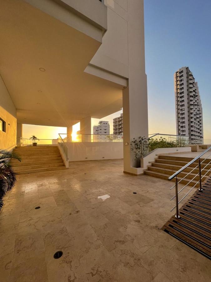 Exclusivo Apartamento Frente Al Mar En Cartagena Esterno foto