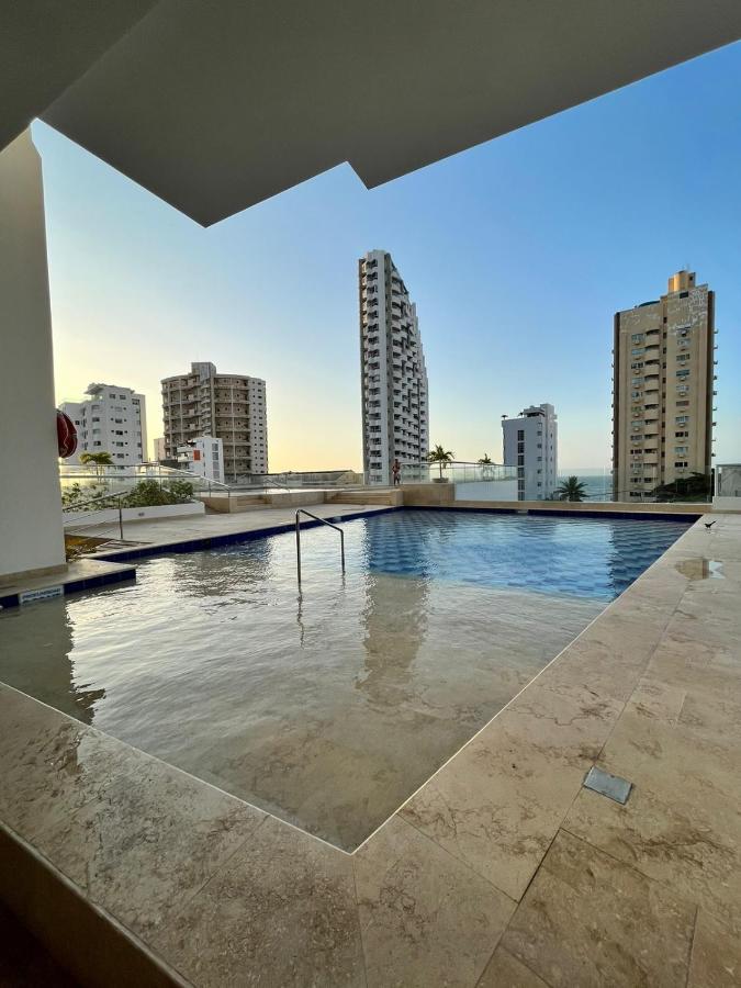 Exclusivo Apartamento Frente Al Mar En Cartagena Esterno foto